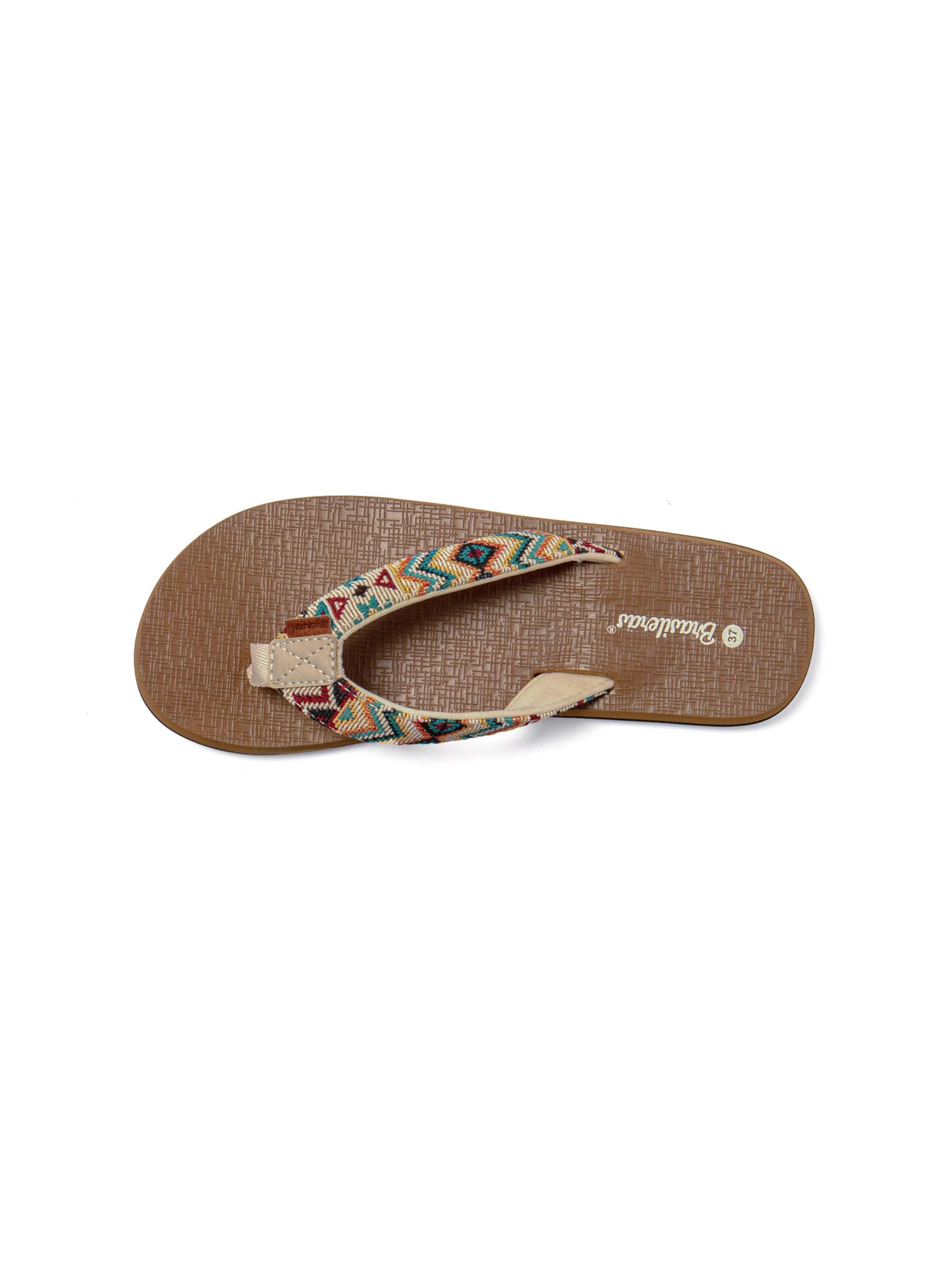 Claquettes / Tongs 'Inca' Brasileras en beige