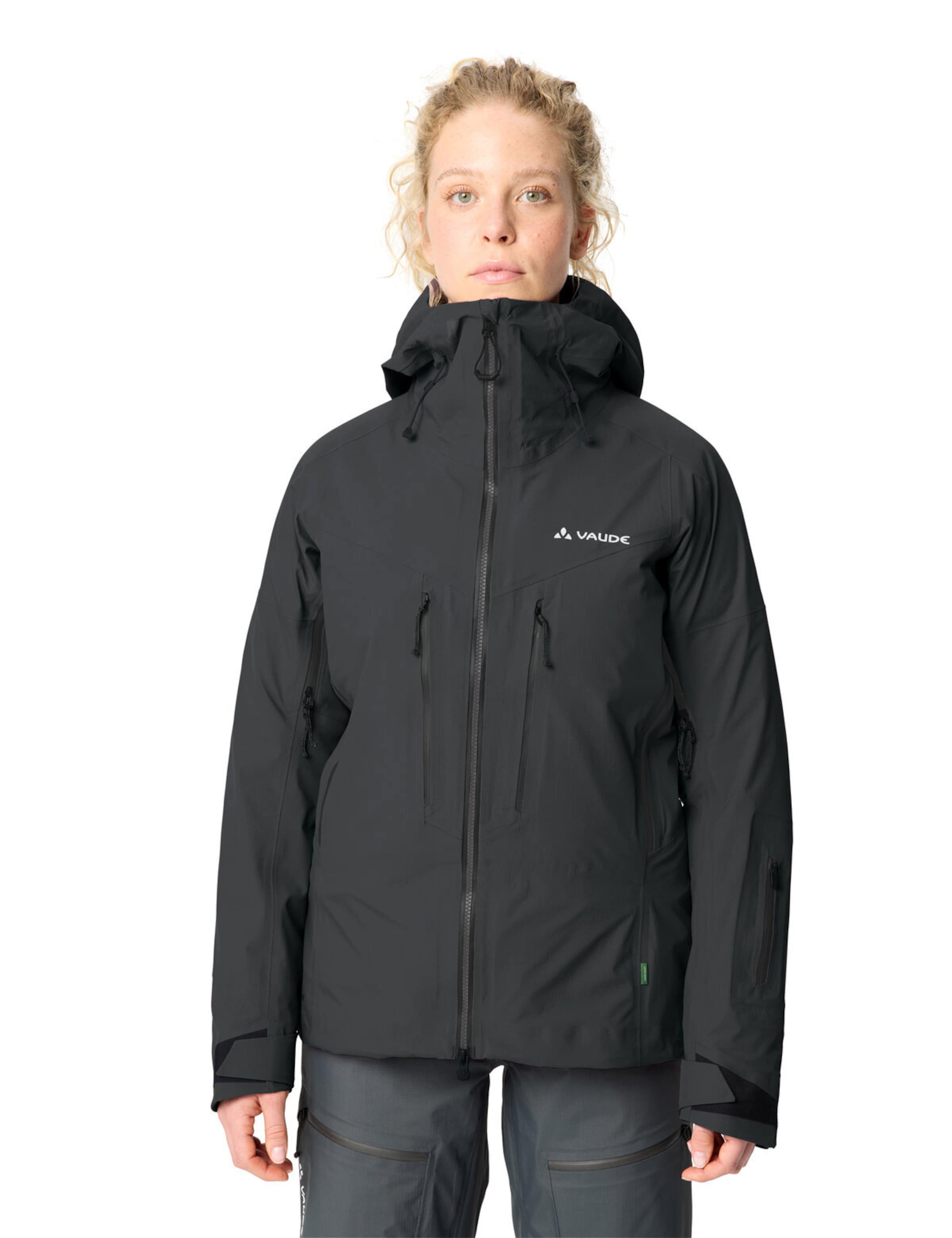 VAUDE Outdoorjacke 'Monviso II' in Grau: Vorderseite