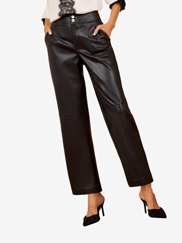 regular Pantaloni di love & roses in nero: frontale