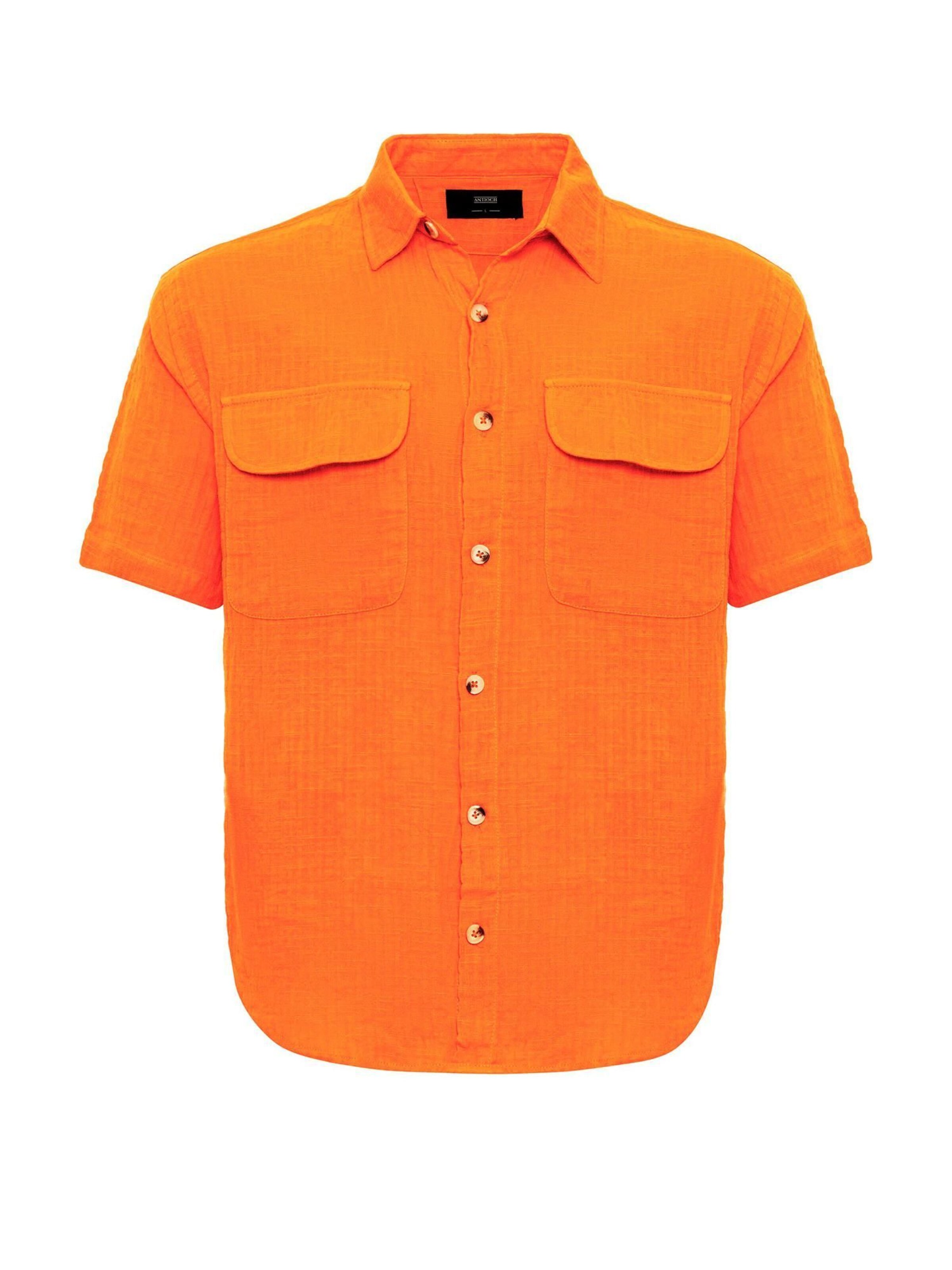 Antioch Tavaline suurus Triiksärk, värv oranž: eest vaates