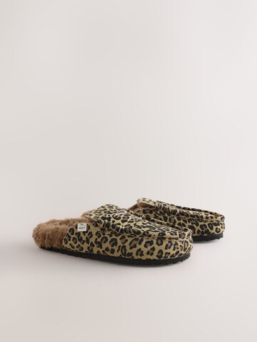 Pantoufle Next en marron