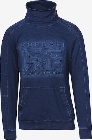 KOROSHISweater majica - plava boja: prednji dio