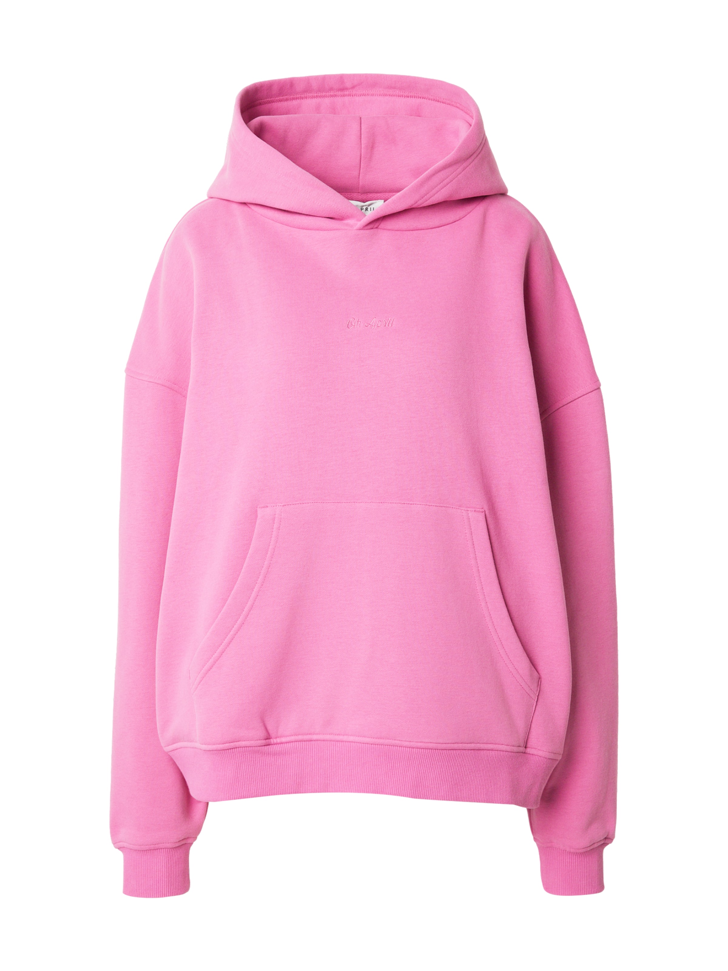 OH APRIL Sweatshirt 'Nostalgia Heart' in Pink: Vorderseite