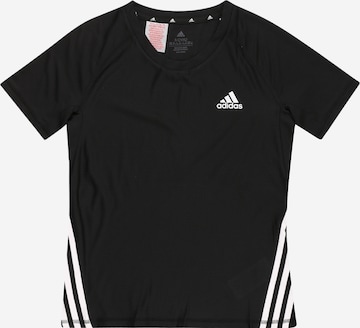 ADIDAS SPORTSWEAR Performance Shirt in Black: front