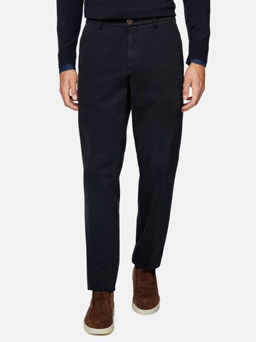 Boggi Milano Slim fit Trousers in Blue: front