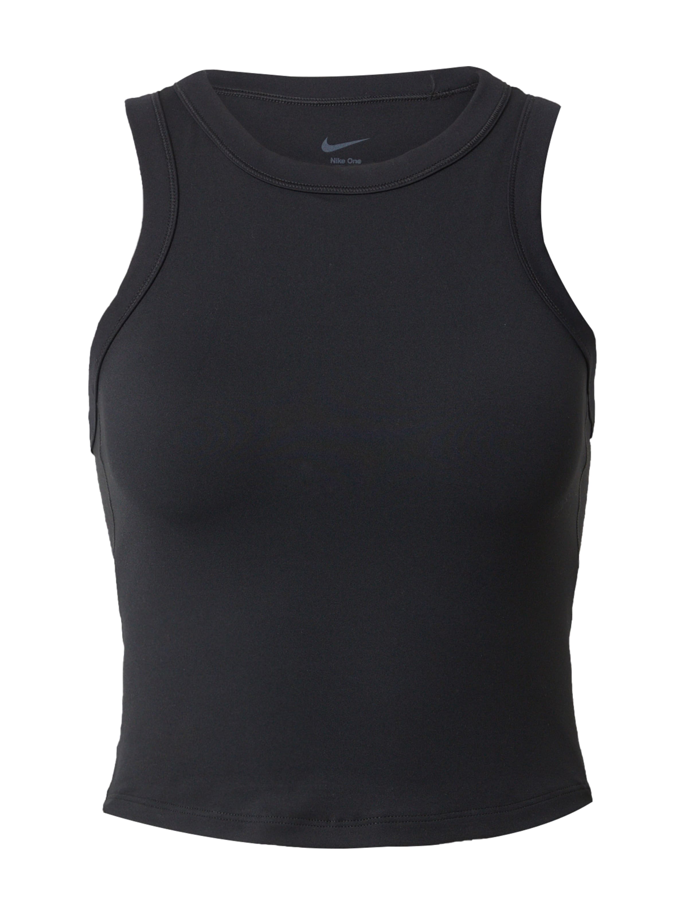 NIKE Sporttop 'One' in Schwarz: Vorderseite