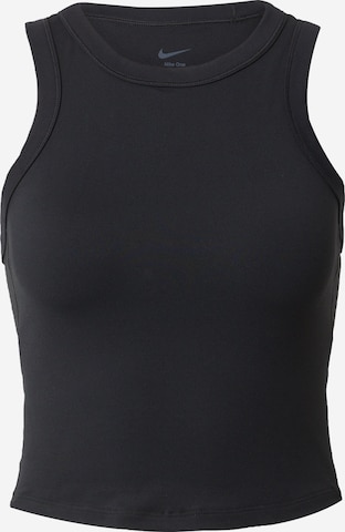 NIKE Sports Top 'ONE' in Black: front
