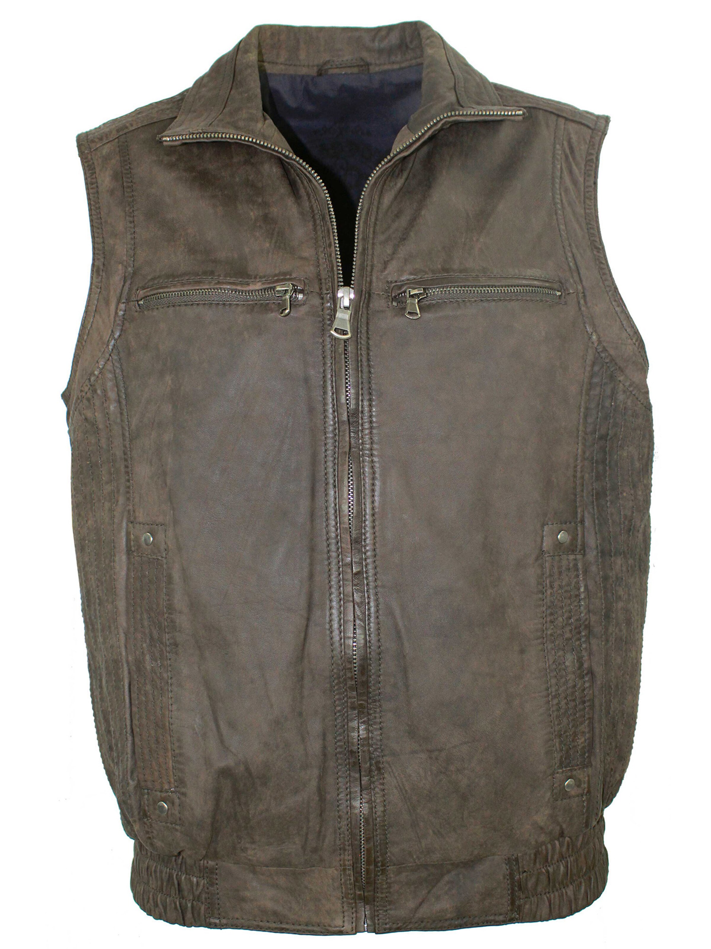 MADDOX Vest 'Fletcher' in Brown: front