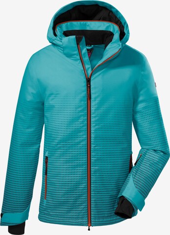 KILLTEC Outdoorjas in Blauw: voorkant