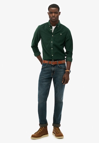Superdry Regular fit Overhemd in Groen