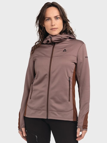 Veste en polaire fonctionnelle 'Milagle' Schöffel en violet : devant