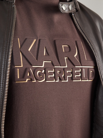 Karl Lagerfeld Koszulka w kolorze brązowy