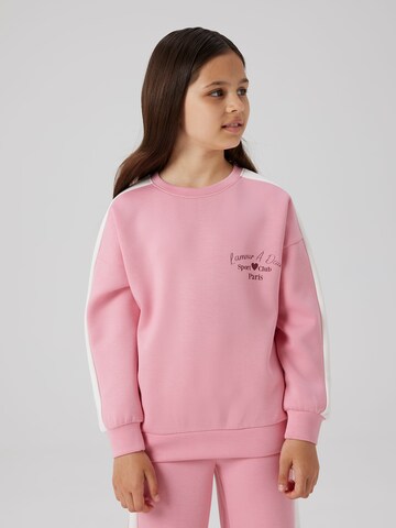 NAME IT Sweatshirt 'NKFNEHA' in Purple: front