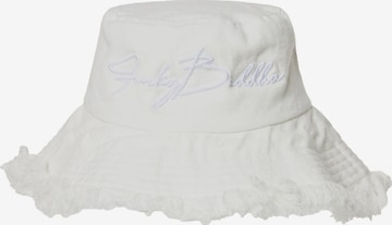 Funky Buddha Hattu värissä valkoinen: etupuoli