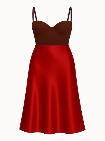 FÉMINITÉ Fatale - Falda 'LEILA' en rojo