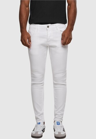 2Y Premium Skinny Jeans in White: front