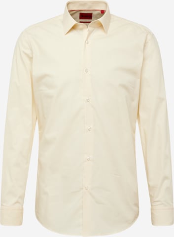 HUGO Red Button Up Shirt 'Jenno' in Yellow: front