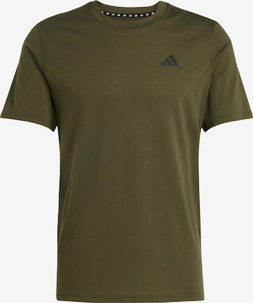 ADIDAS PERFORMANCE Функциональная футболка 'Train Essentials' в Зеленый: спереди
