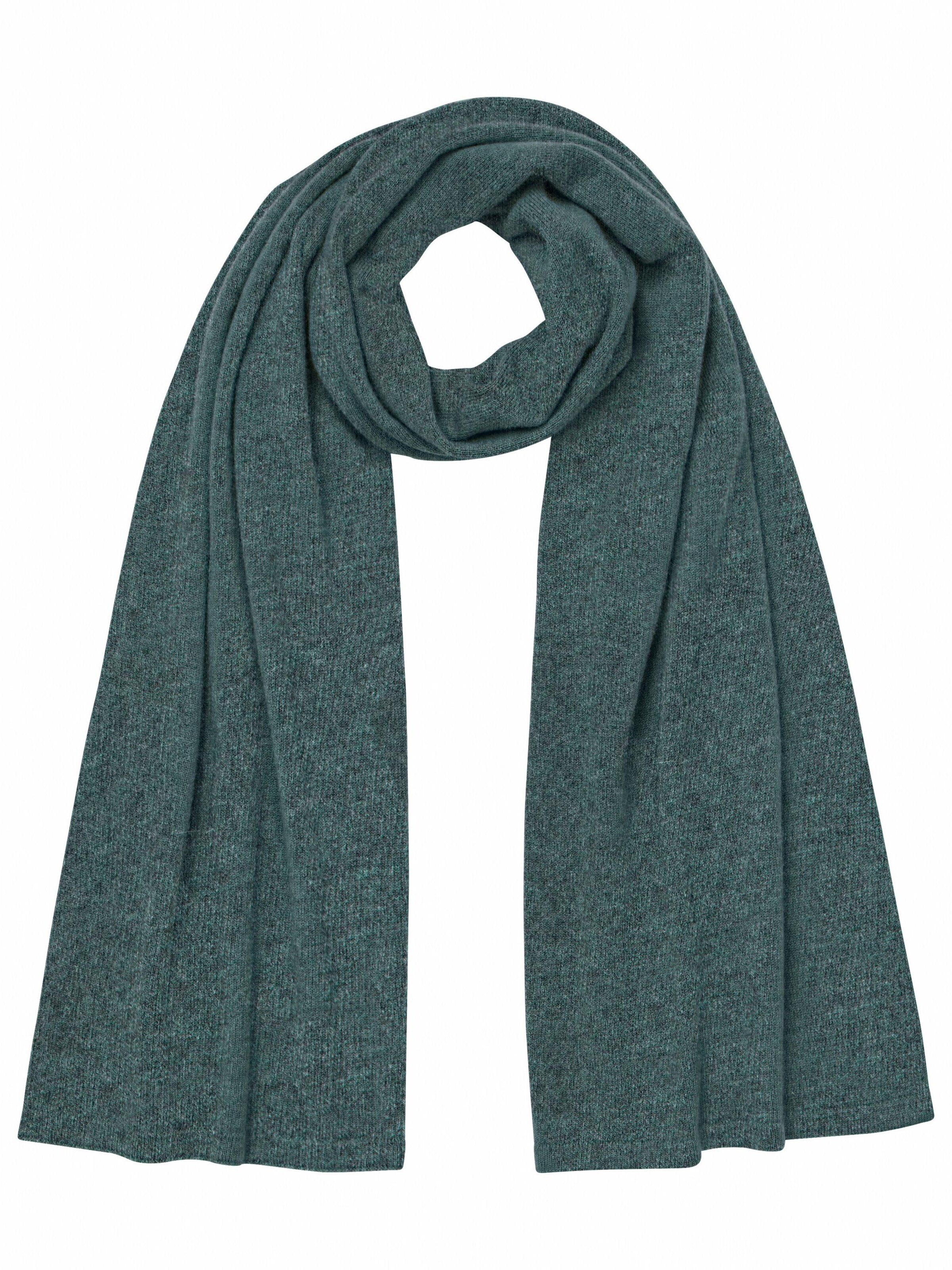 FALKE Scarf 'Pure Cashmere' in Green: front