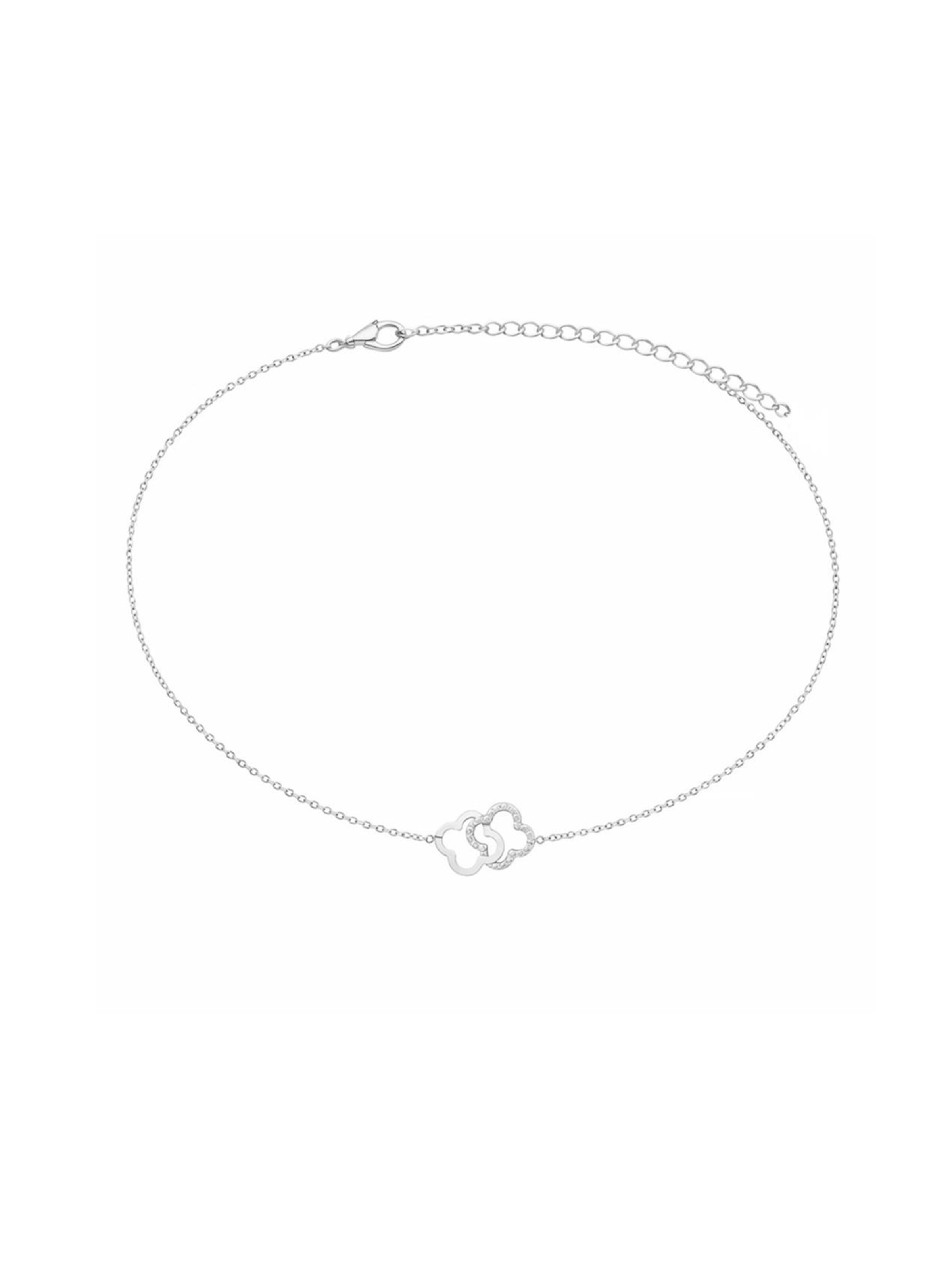Cala Rose Necklace 'MELINE' in Silver