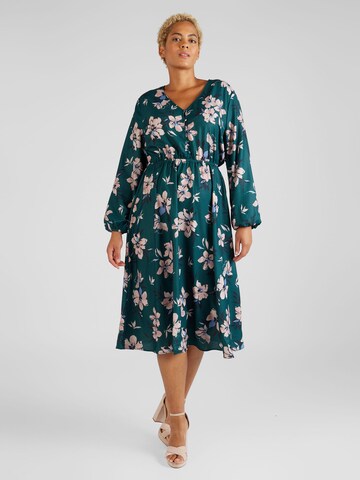 Robe 'Hailey' ABOUT YOU Curvy en vert : devant