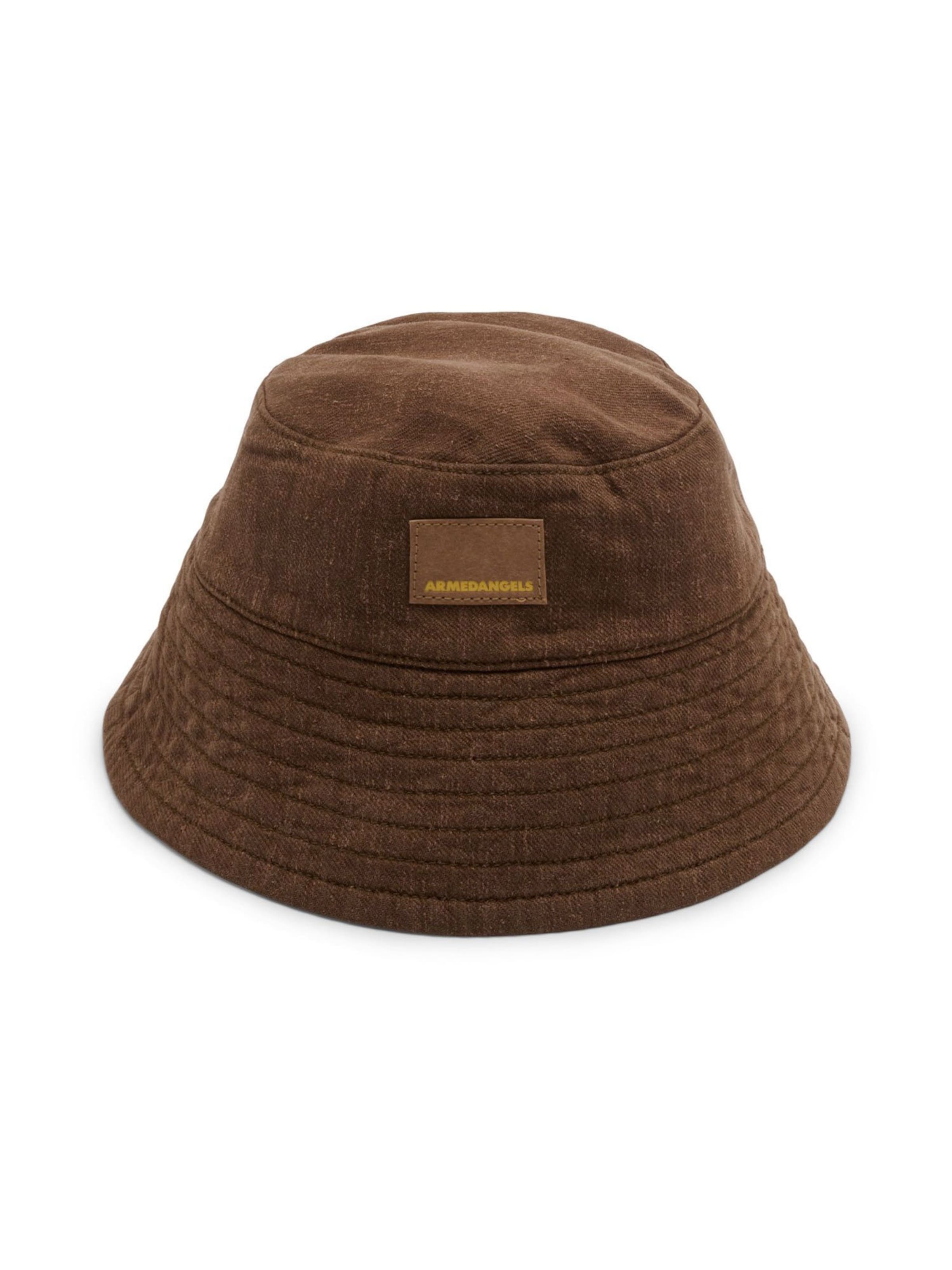 ARMEDANGELS - Chapéu 'PINAYARN' em castanho: frente