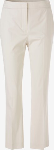 Marc Cain Regular Pleated Pants in Beige: front