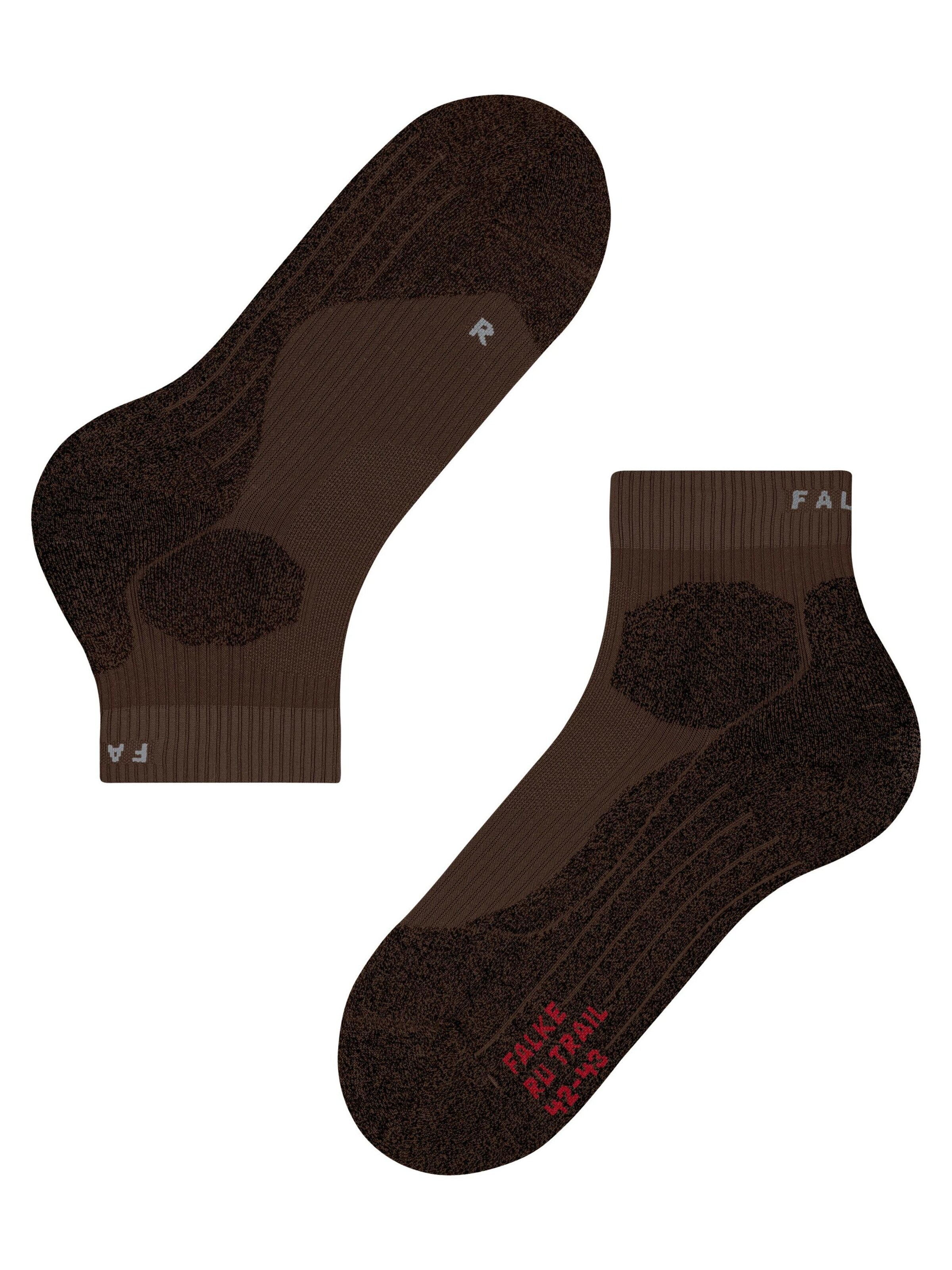 FALKE Athletic Socks 'RU Trail' in Brown