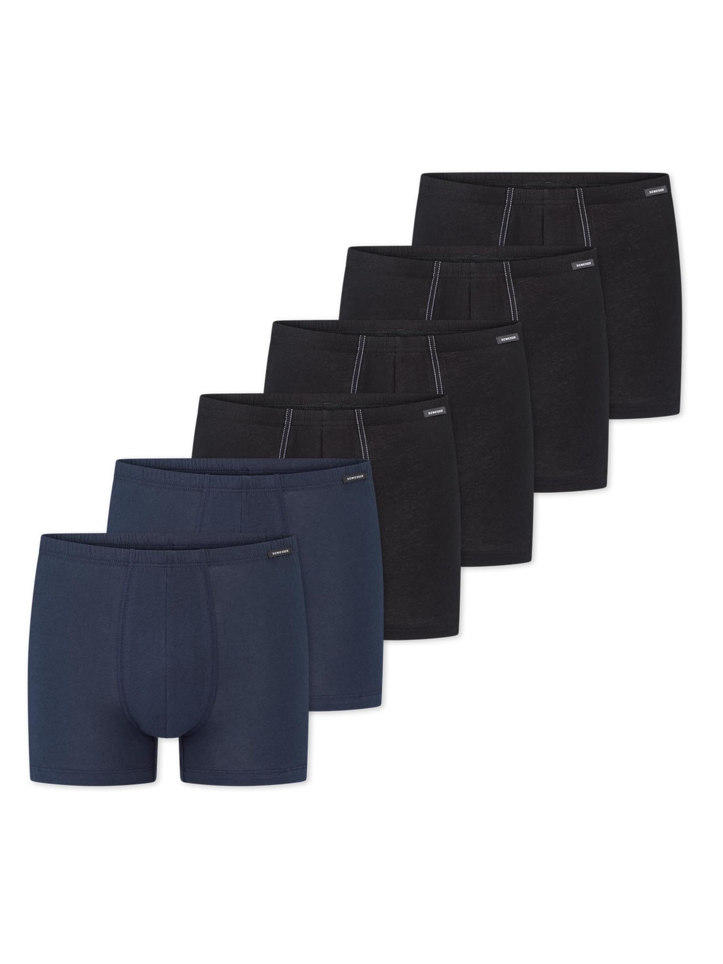 SCHIESSER Boxer shorts 'Cotton Essentials' in Black: front