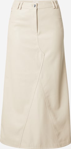 River Island Skjørt 'Jean' i beige: forside