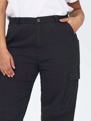 ONLY Carmakoma Regular Cargo Pants in Black