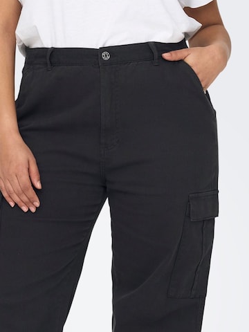 ONLY Carmakoma Regular Cargo Pants in Black