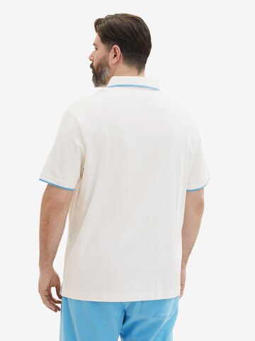 TOM TAILOR Men + - Camiseta en blanco