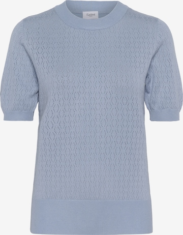 SAINT TROPEZ Sweater 'Mila' in Blue: front
