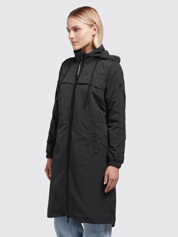 khujo Ανοιξιάτικο και φθινοπωρινό παλτό 'Voya4' σε μαύρο