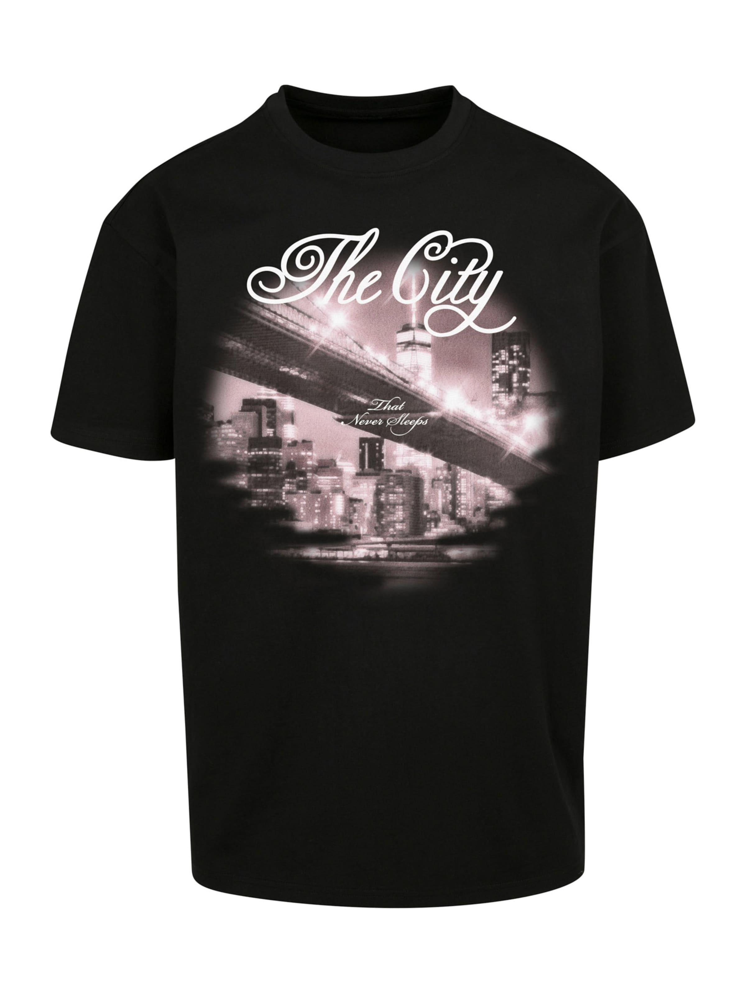 Mister Tee T-Shirt 'The City' in Schwarz: Vorderseite