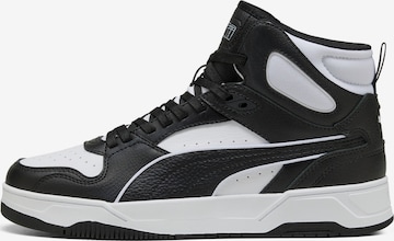 PUMA High-Top Sneakers in Black: front