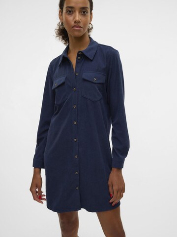 VERO MODA Shirt dress 'Vilja' in Blue
