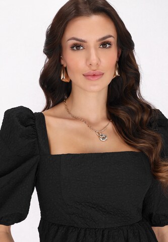 faina Blouse in Zwart