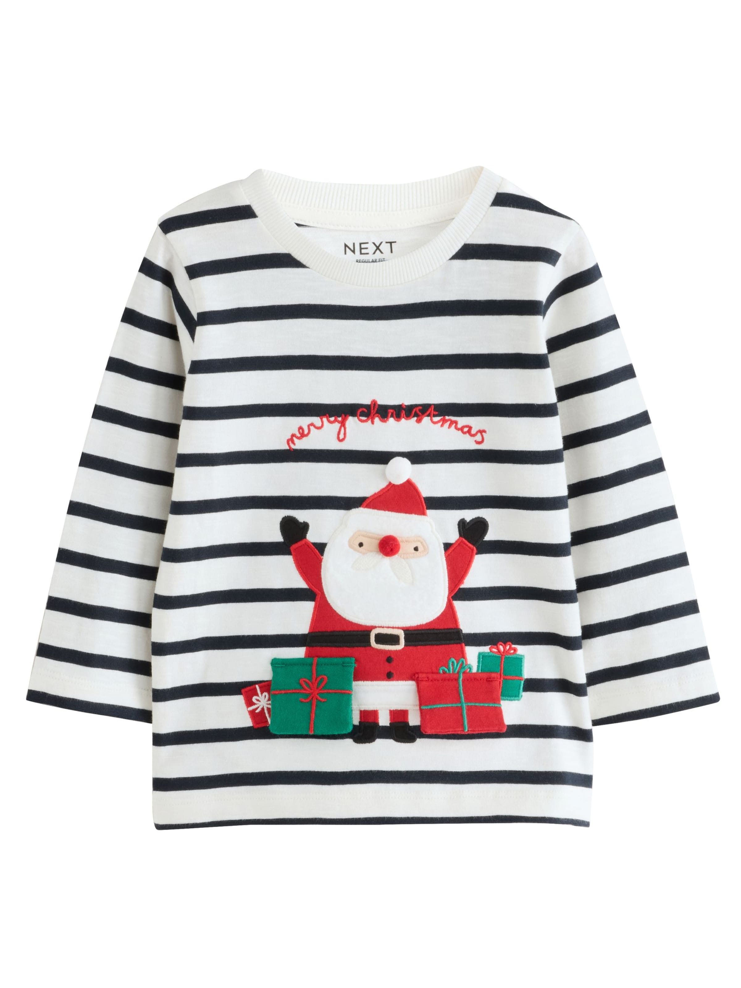 T-Shirt Next en blanc : devant