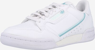ADIDAS ORIGINALS Baskets basses 'CONTINENTAL 80' en turquoise / blanc, Vue avec produit