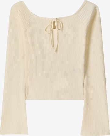 Bershka Pullover in Beige: Vorderseite