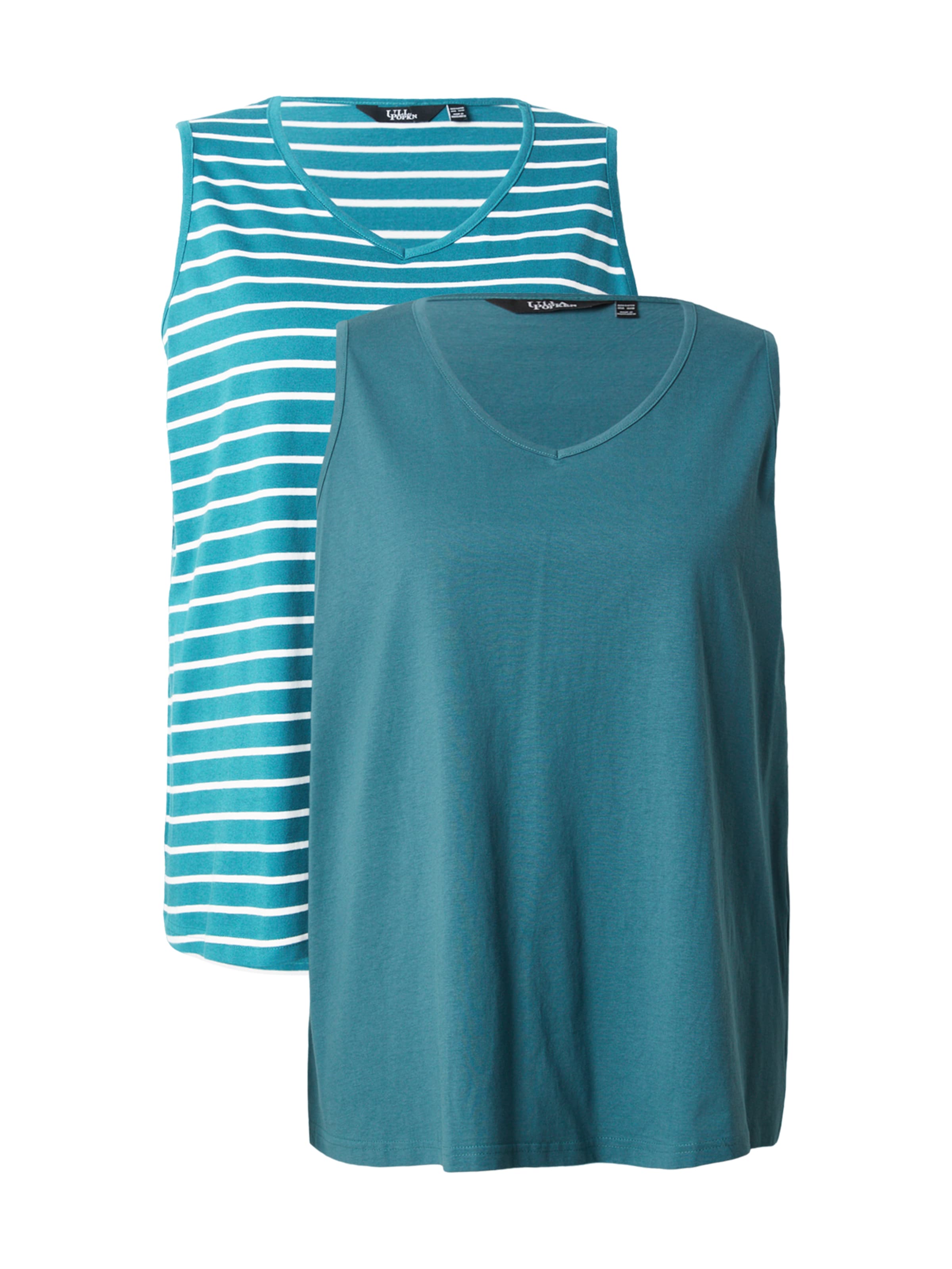 Top di Ulla Popken in verde: frontale