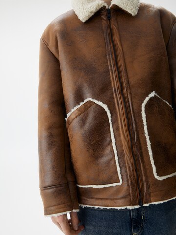 Veste mi-saison Pull&Bear en marron