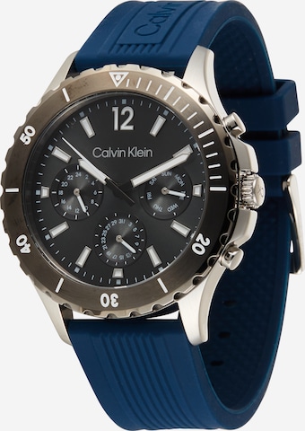 Calvin Klein Analoog horloge in Blauw: voorkant