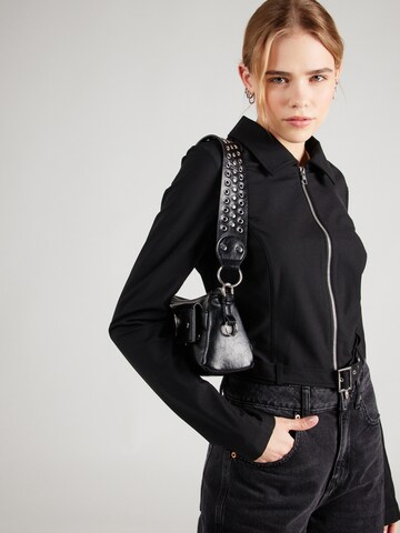 Calvin Klein Jeans Between-Season Jacket in Black: front