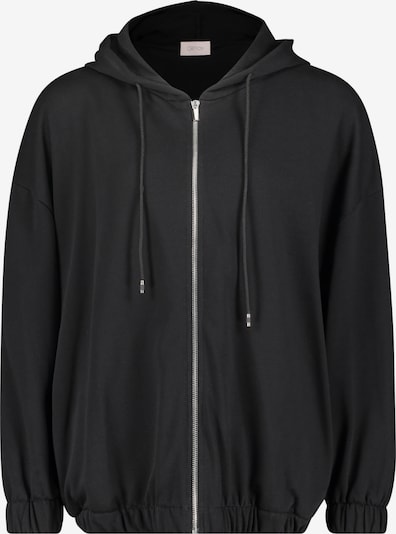 Cartoon Sweatjacke mit Kapuze in schwarz, Produktansicht