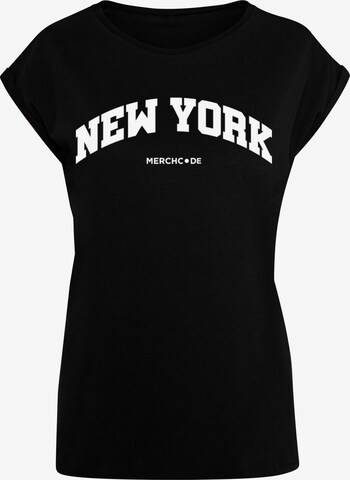 Maglietta 'New York' di Merchcode in nero: frontale