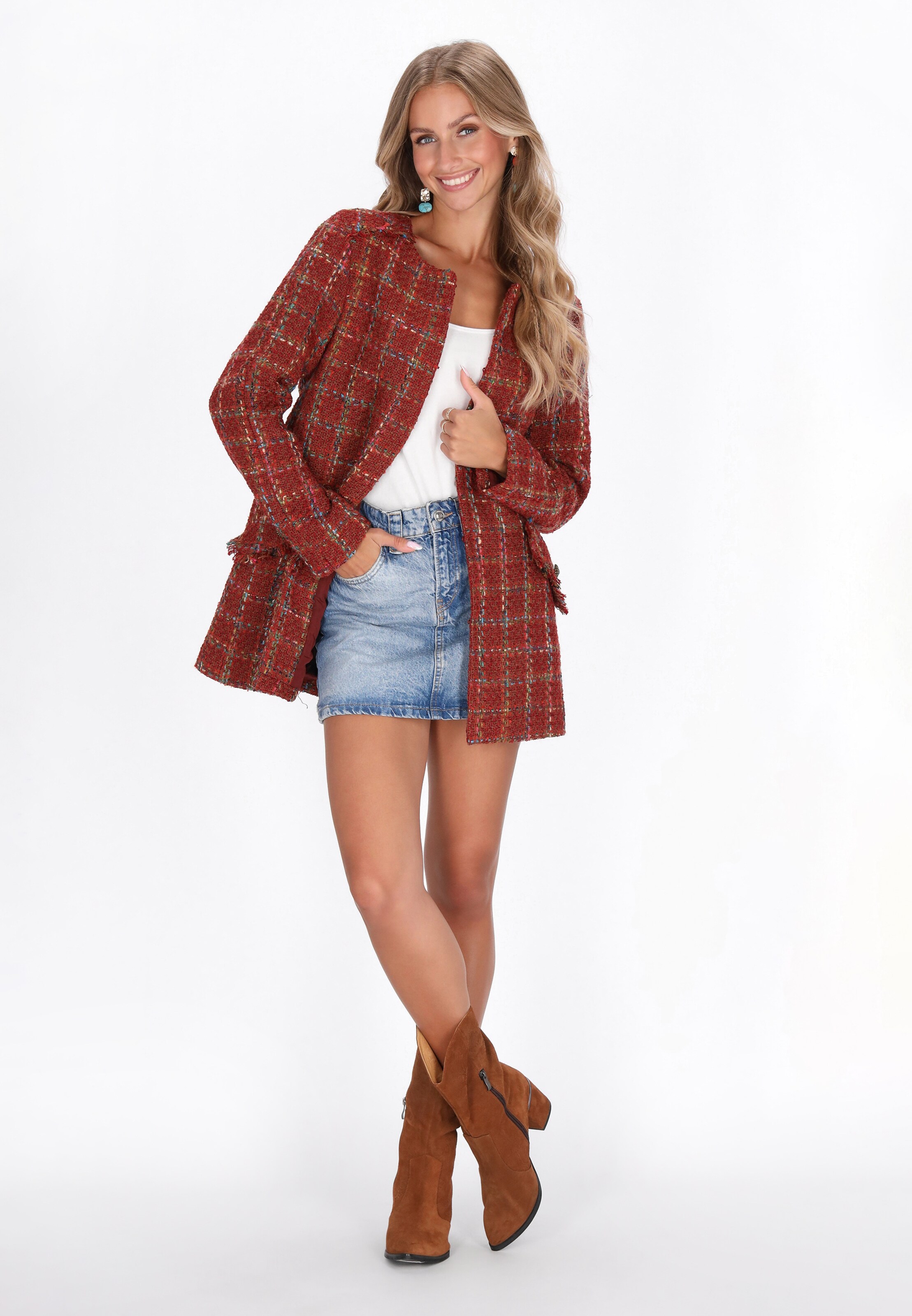 IZIA Bleiser, värv oranž