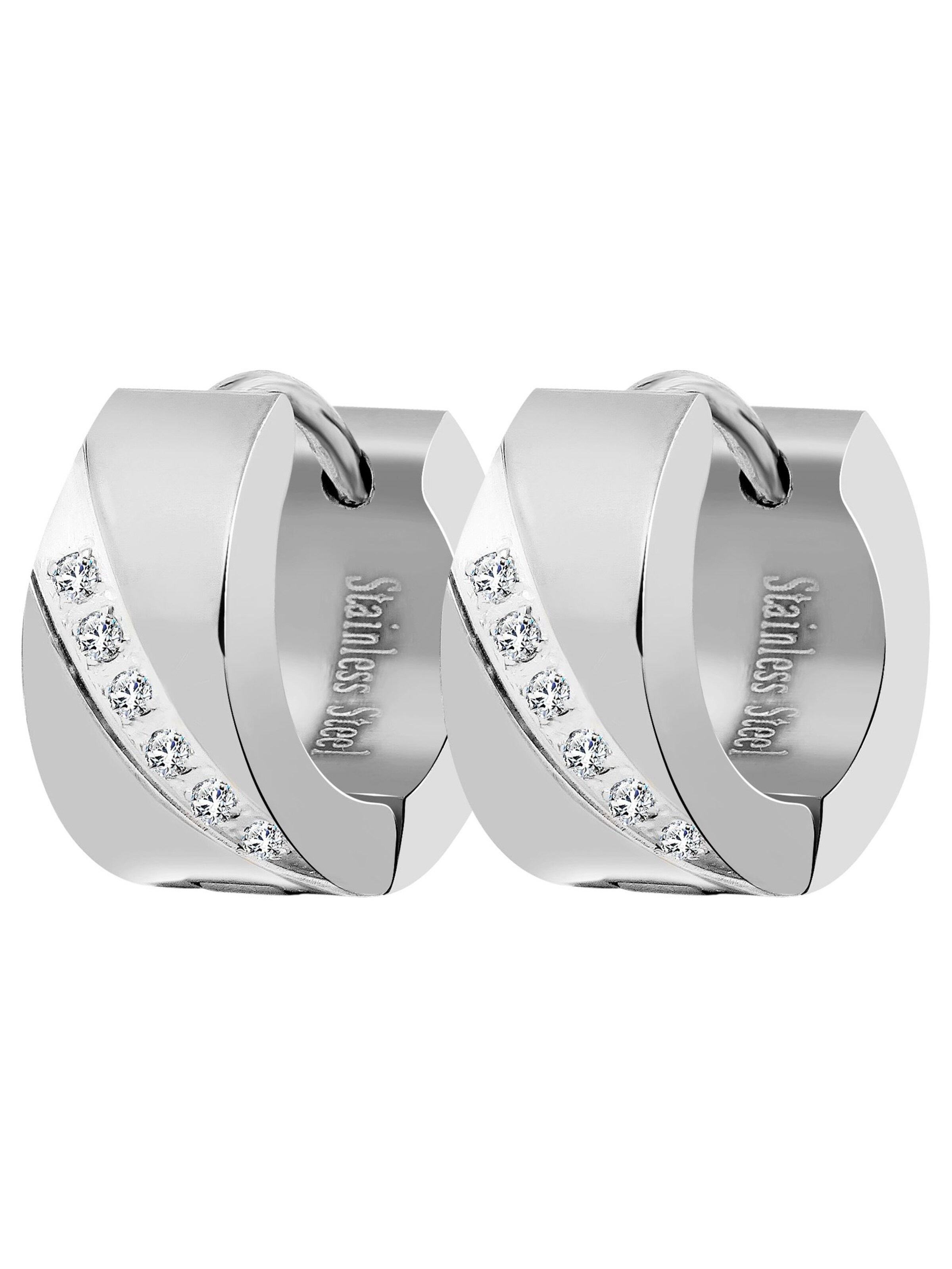 Akzent Earrings 'Esme, langlebig' in Silver: front